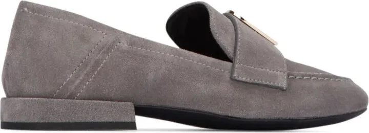 Plaque Suede Loafers - Image 3
