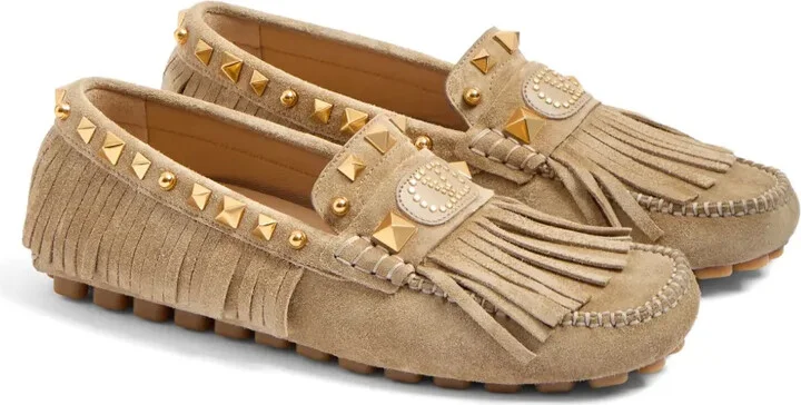 Plaster Caster fringed loafers - Image 2