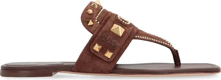 Plaster Caster Suede Sandals