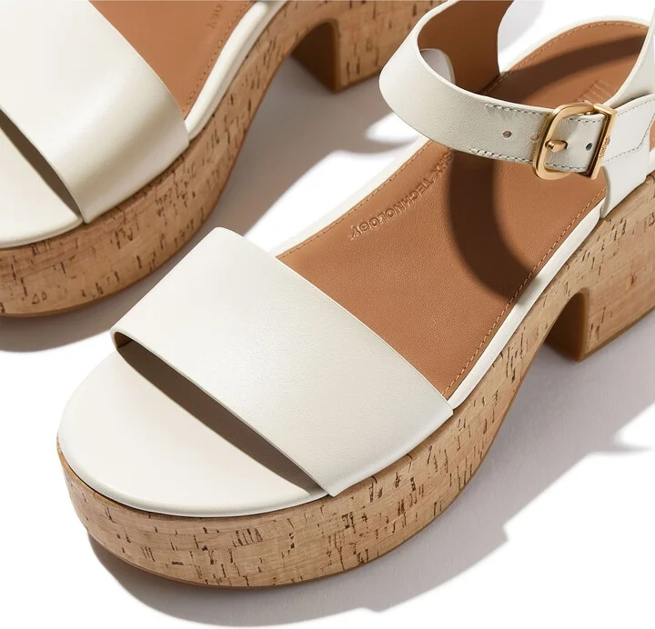PlatFForms Ankle Strap Platform Wedge Sandal - Image 6