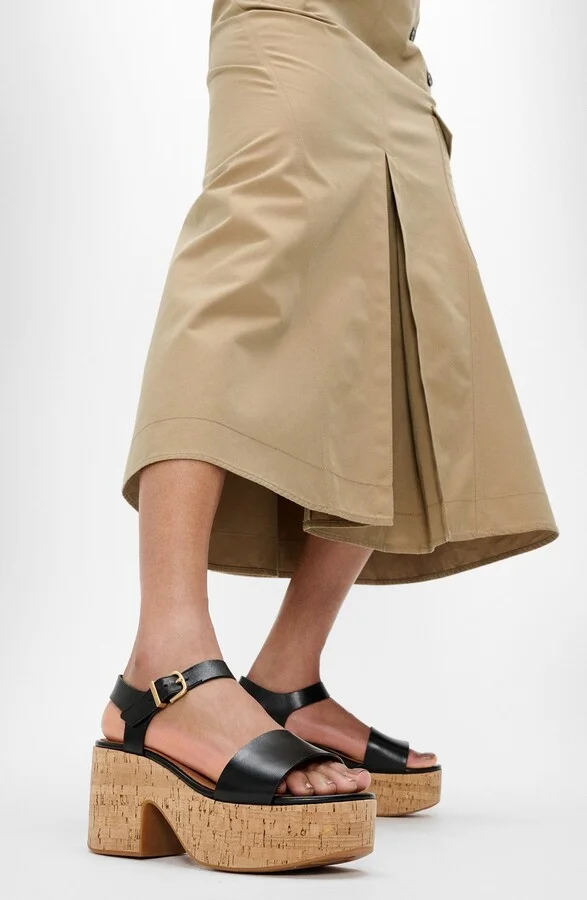 PlatFForms Ankle Strap Platform Wedge Sandal - Image 8