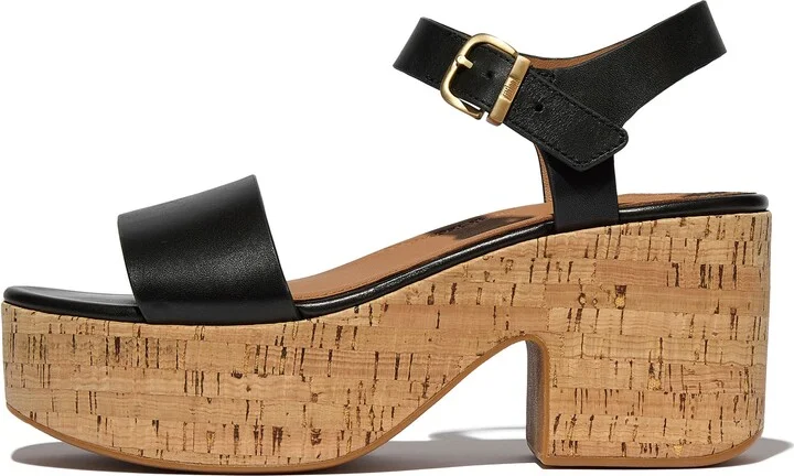 PlatFForms Ankle Strap Platform Wedge Sandal - Image 9