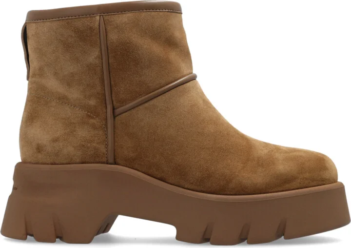 Platform Ankle Boots Stormy , , - Brown