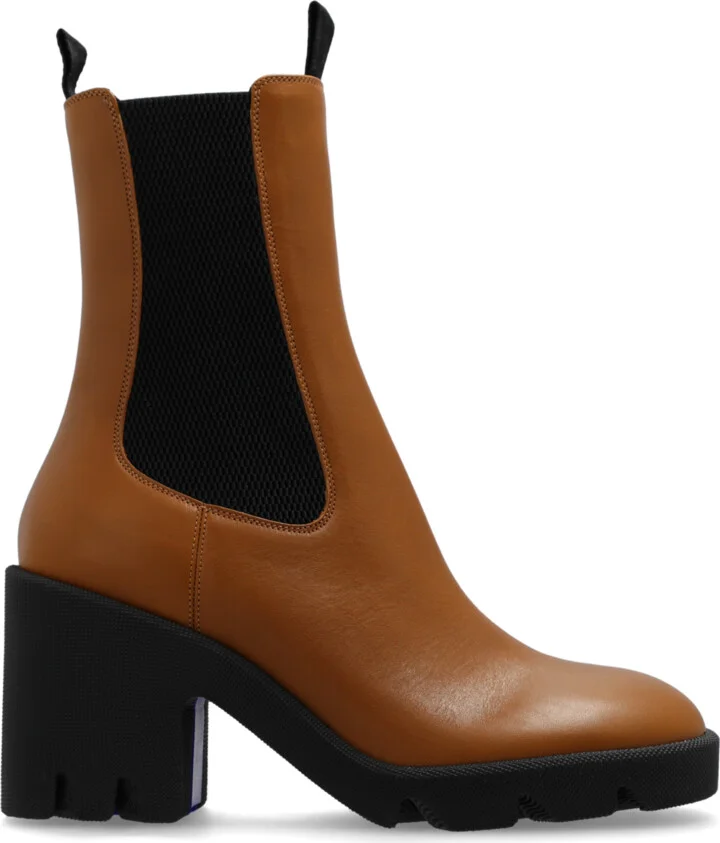 Platform Boots 'Chelsea', , - Brown