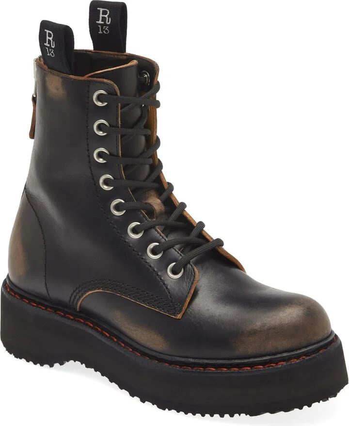 Platform Combat Boot