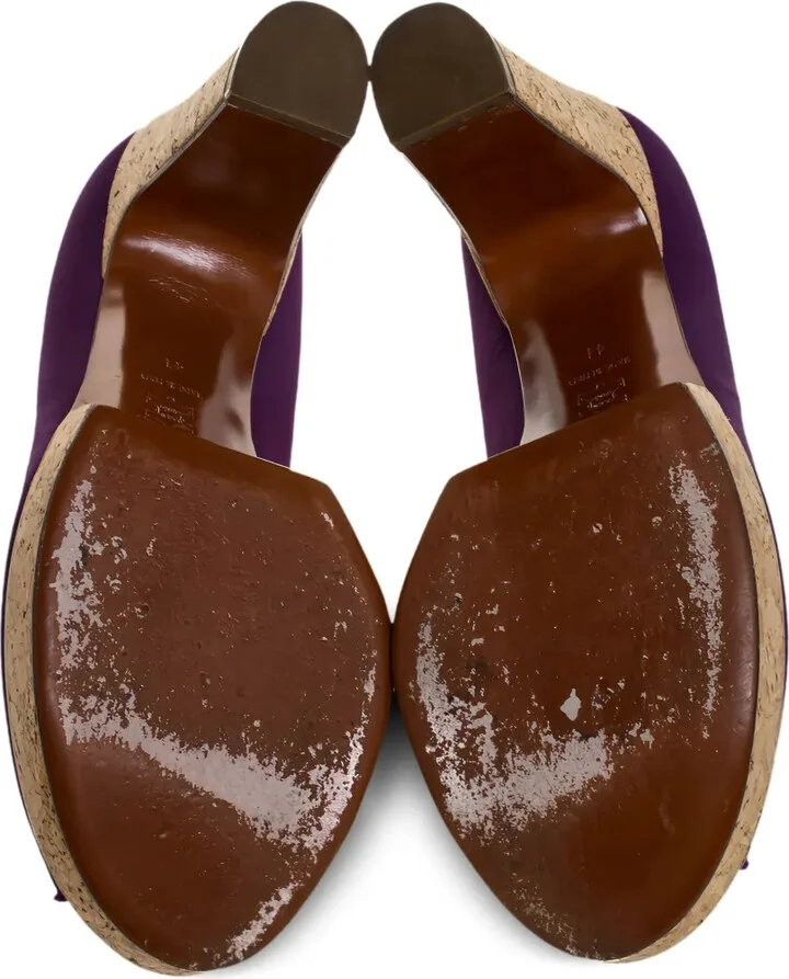 Platform Cork-Heel Pumps - Image 4