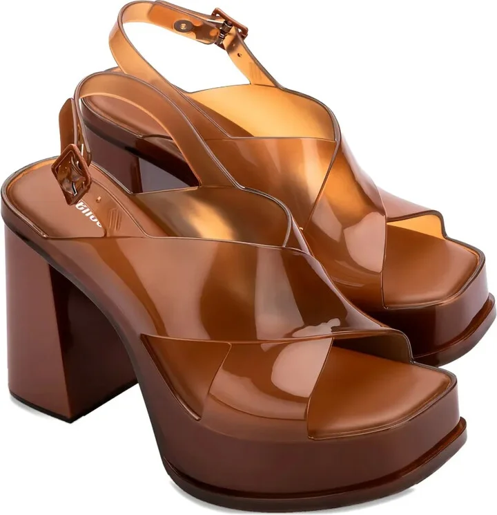 Platform Cross-Strap Pumps - Image 2
