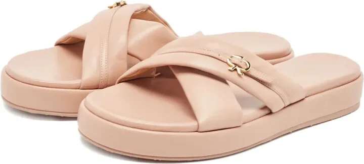 Platform Cross Strap Sandals - Image 2