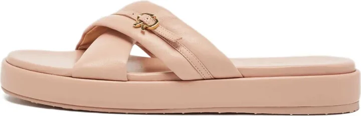 Platform Cross Strap Sandals