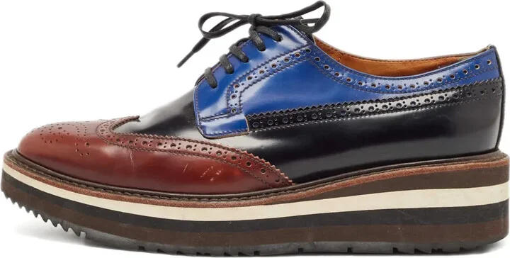 platform Derby shoes