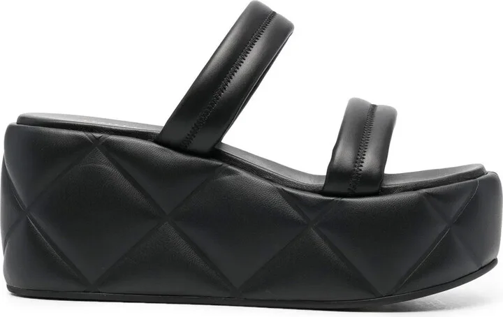 Platform Double-Strap Sandals