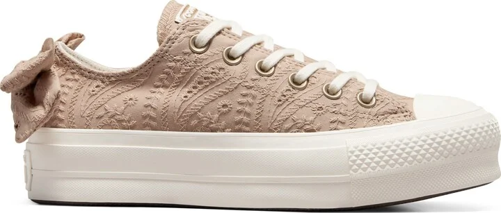 Platform Embroidered Oxford Sneaker - Image 2