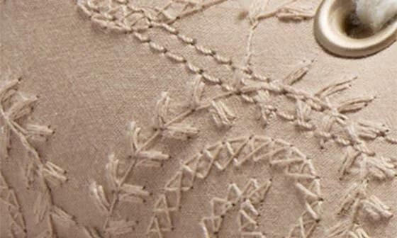 Platform Embroidered Oxford Sneaker - Image 4