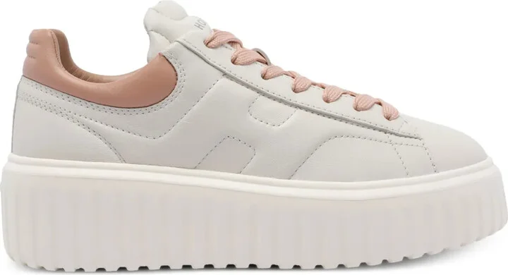 platform H-stripe sneakers