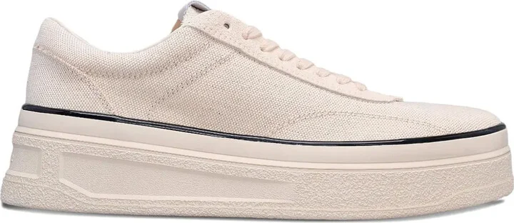 Platform Lace-Up Low-Top Sneakers