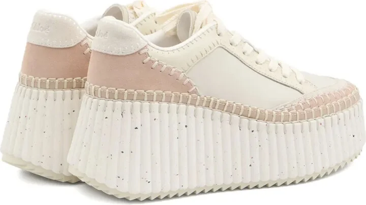 Platform Lace-Up Pumps - Image 3