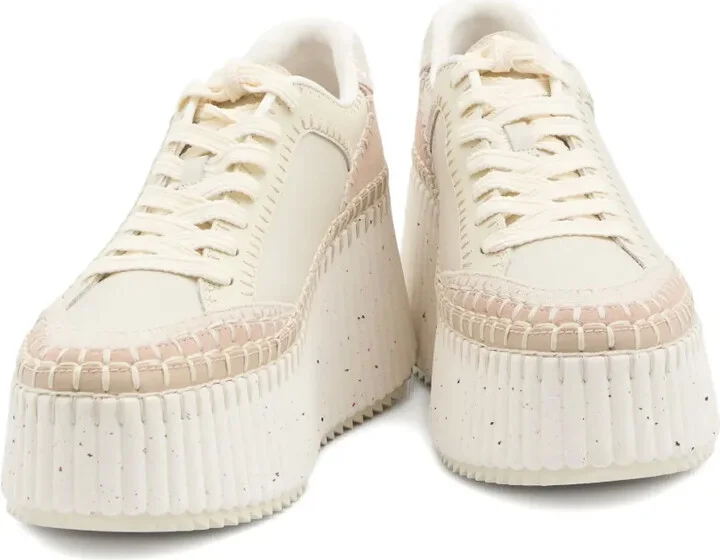 Platform Lace-Up Pumps - Image 4