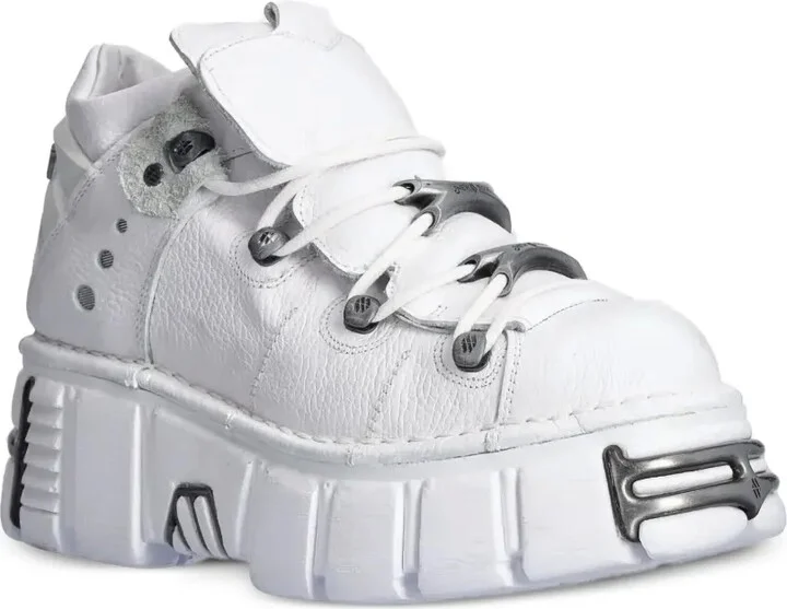 Platform Lace-Up Sneakers - Image 2