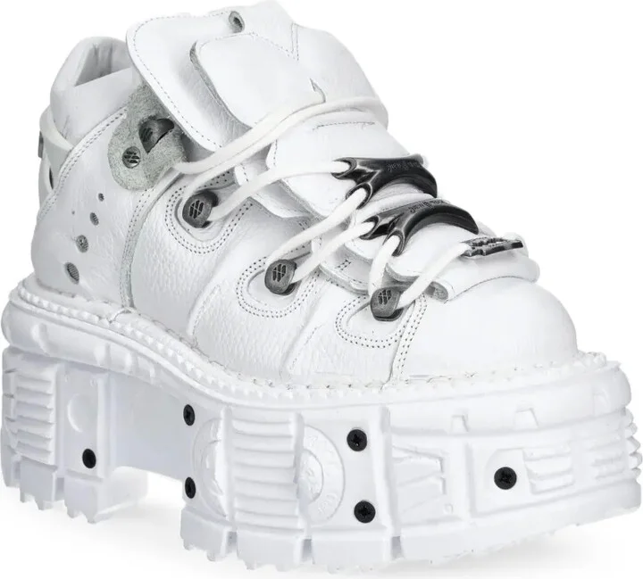 Platform Lace-Up Sneakers - Image 2