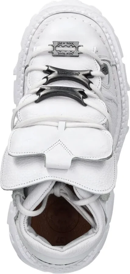 Platform Lace-Up Sneakers - Image 4