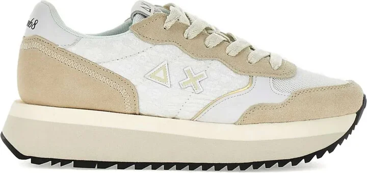 Platform Lace-Up Sneakers
