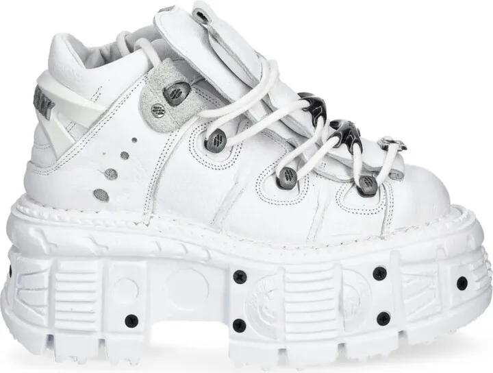 Platform Lace-Up Sneakers