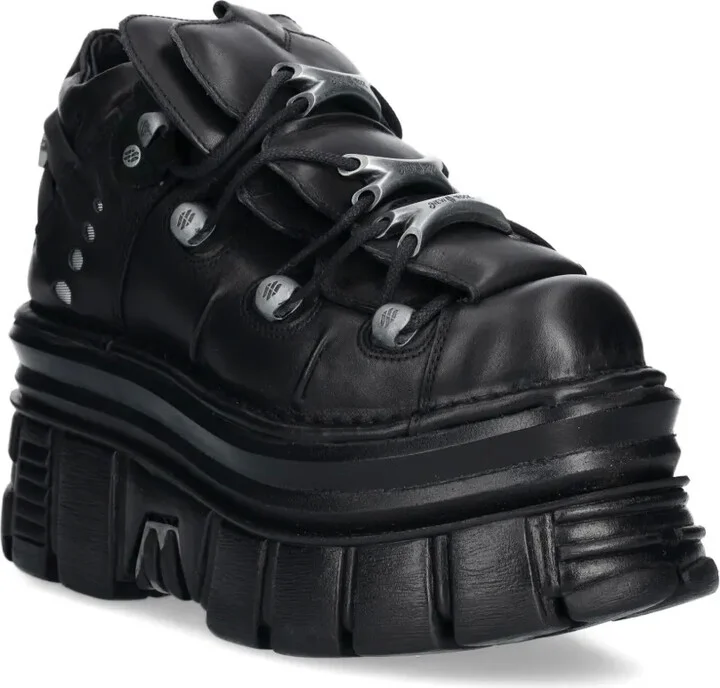 Platform Lace-Up Trainers - Image 2