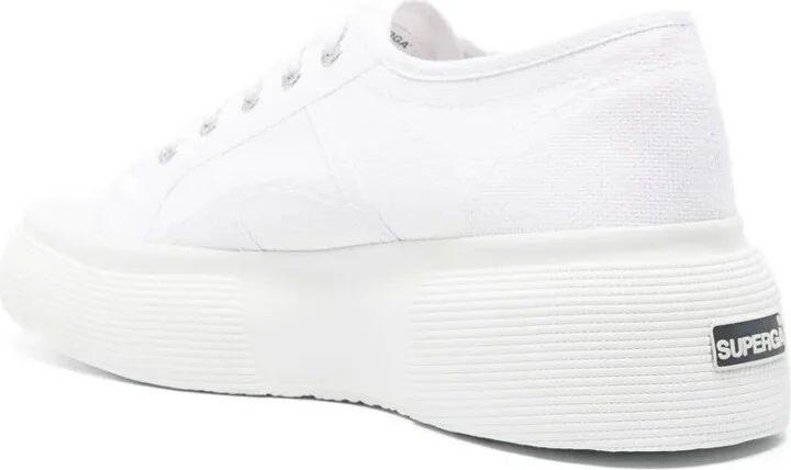 Platform Lace-Up Trainers - Image 3