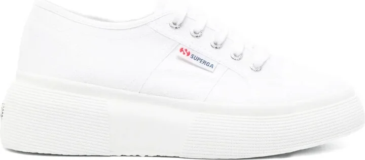 Platform Lace-Up Trainers