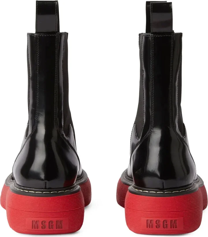 platform leather Chelsea boots - Image 3