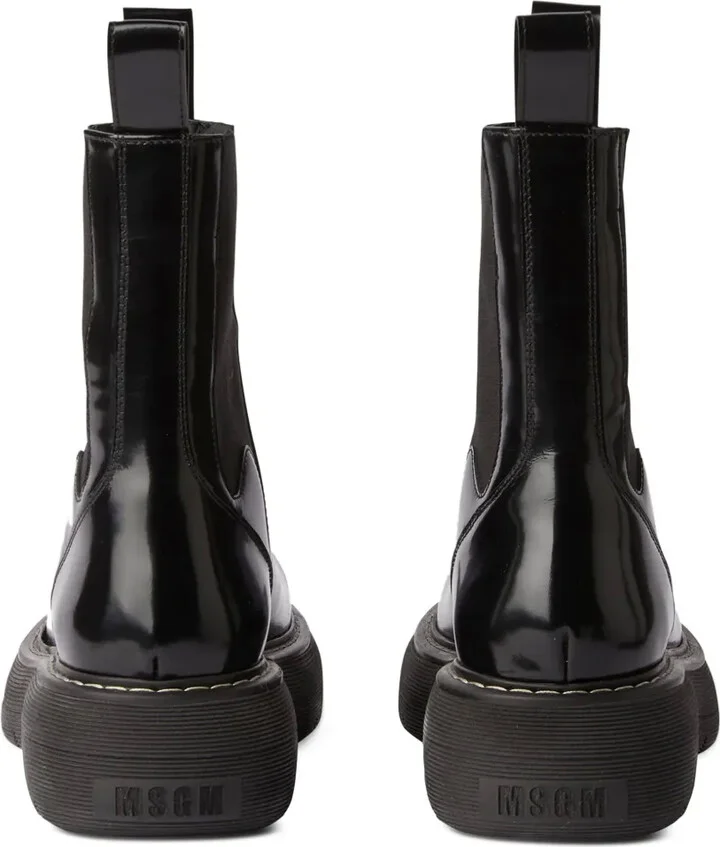 platform leather Chelsea boots - Image 3