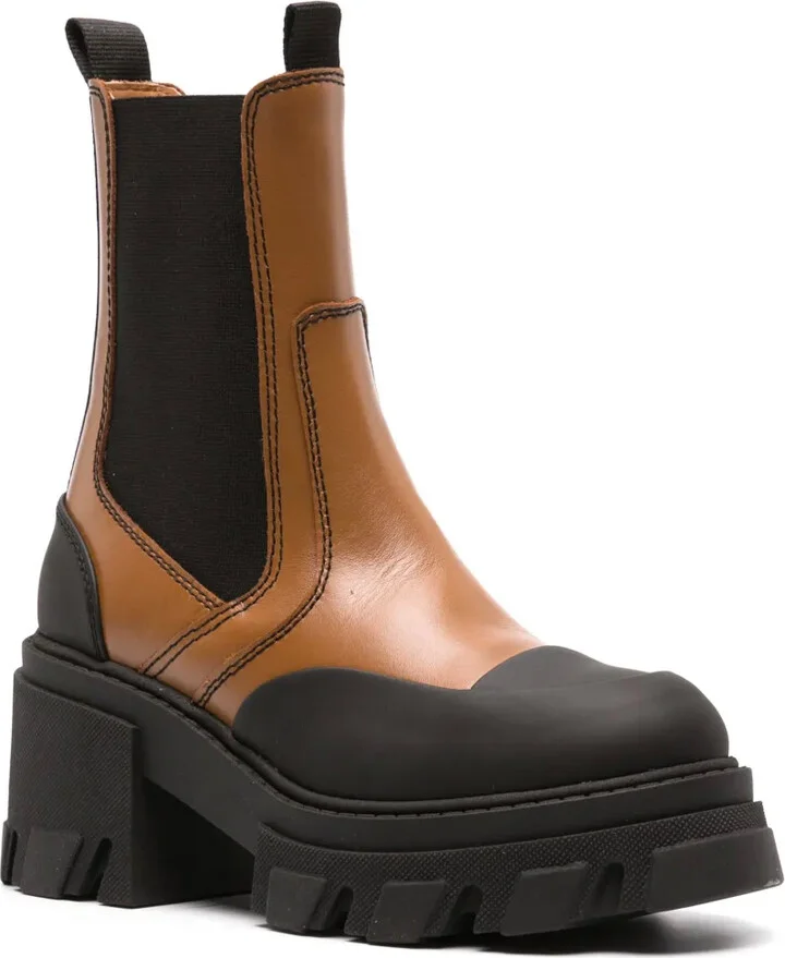 platform leather Chelsea boots - Image 2