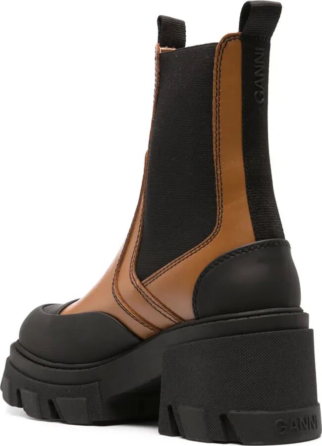 platform leather Chelsea boots - Image 3