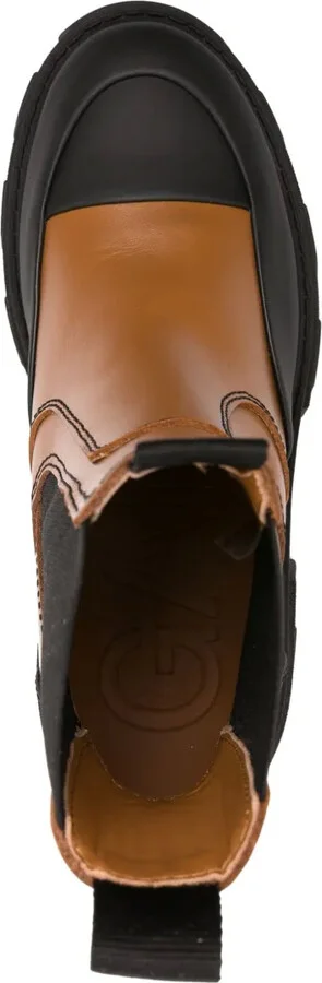platform leather Chelsea boots - Image 4