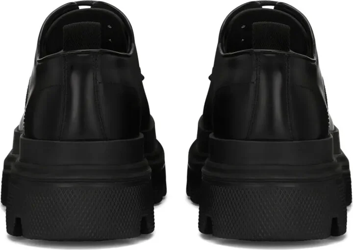 Platform Leather Derby Shoes - Image 3