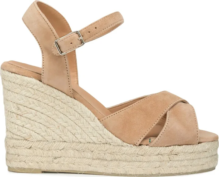 Platform Leather Espadrilles