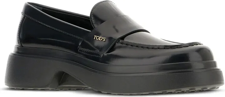 Platform Leather Loafers - Image 2