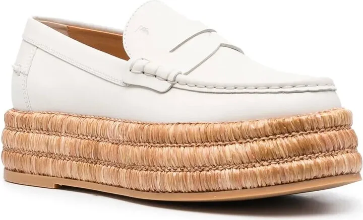 Platform Leather Loafers - Image 2
