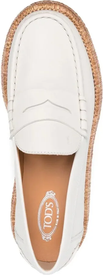 Platform Leather Loafers - Image 4