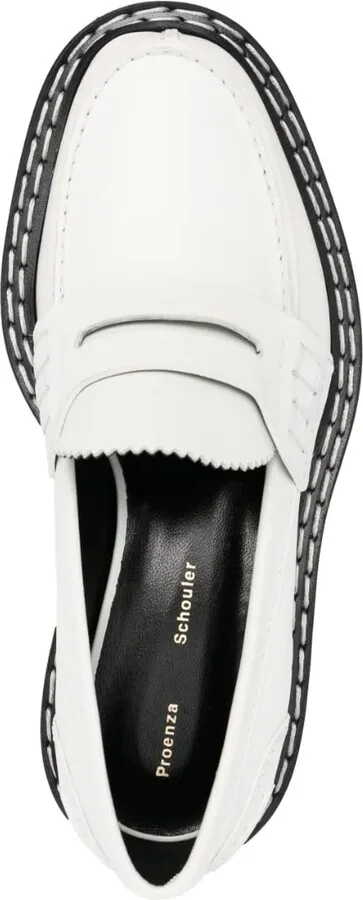 Platform Leather Loafers - Image 4