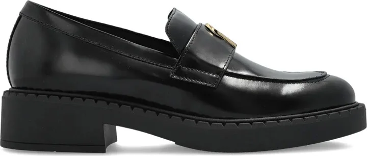 Platform Leather Loafers