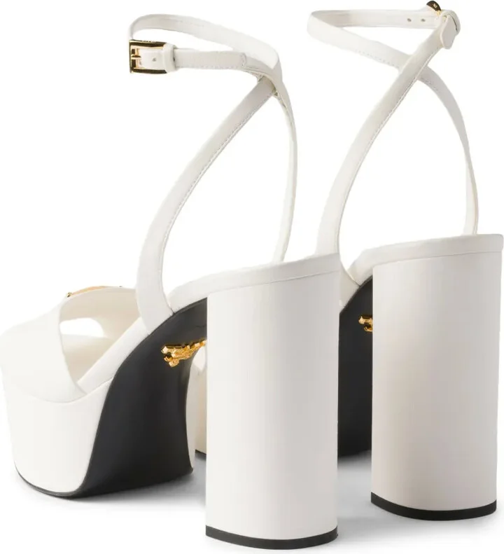Platform Leather Sandals - Image 3
