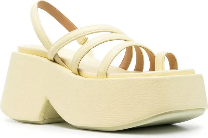 Platform Leather Sandals - Image 2