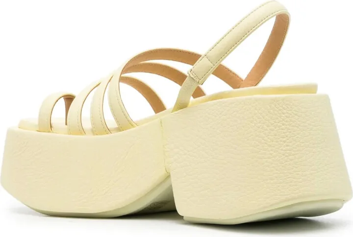 Platform Leather Sandals - Image 3