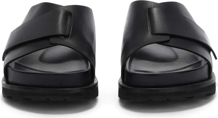 Platform Leather Slides - Image 4