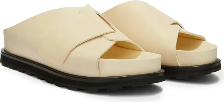 Platform Leather Slides - Image 2