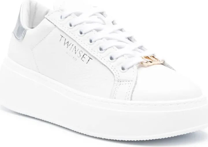 Platform Leather Sneakers - Image 2