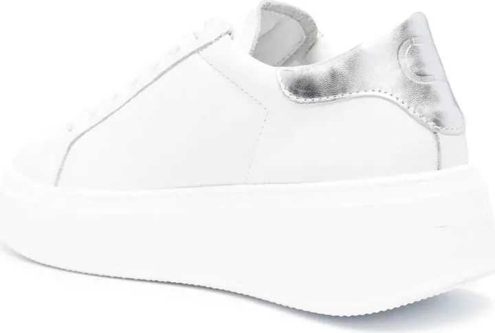 Platform Leather Sneakers - Image 3