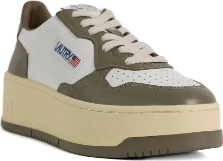 Platform Leather Sneakers - Image 2