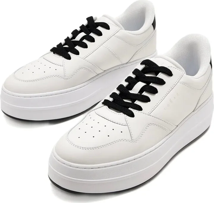 Platform Leather Sneakers - Image 2